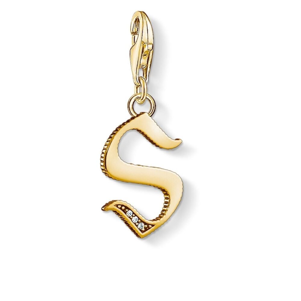 Thomas Sabo Charm Pendant "Letter S Gold"