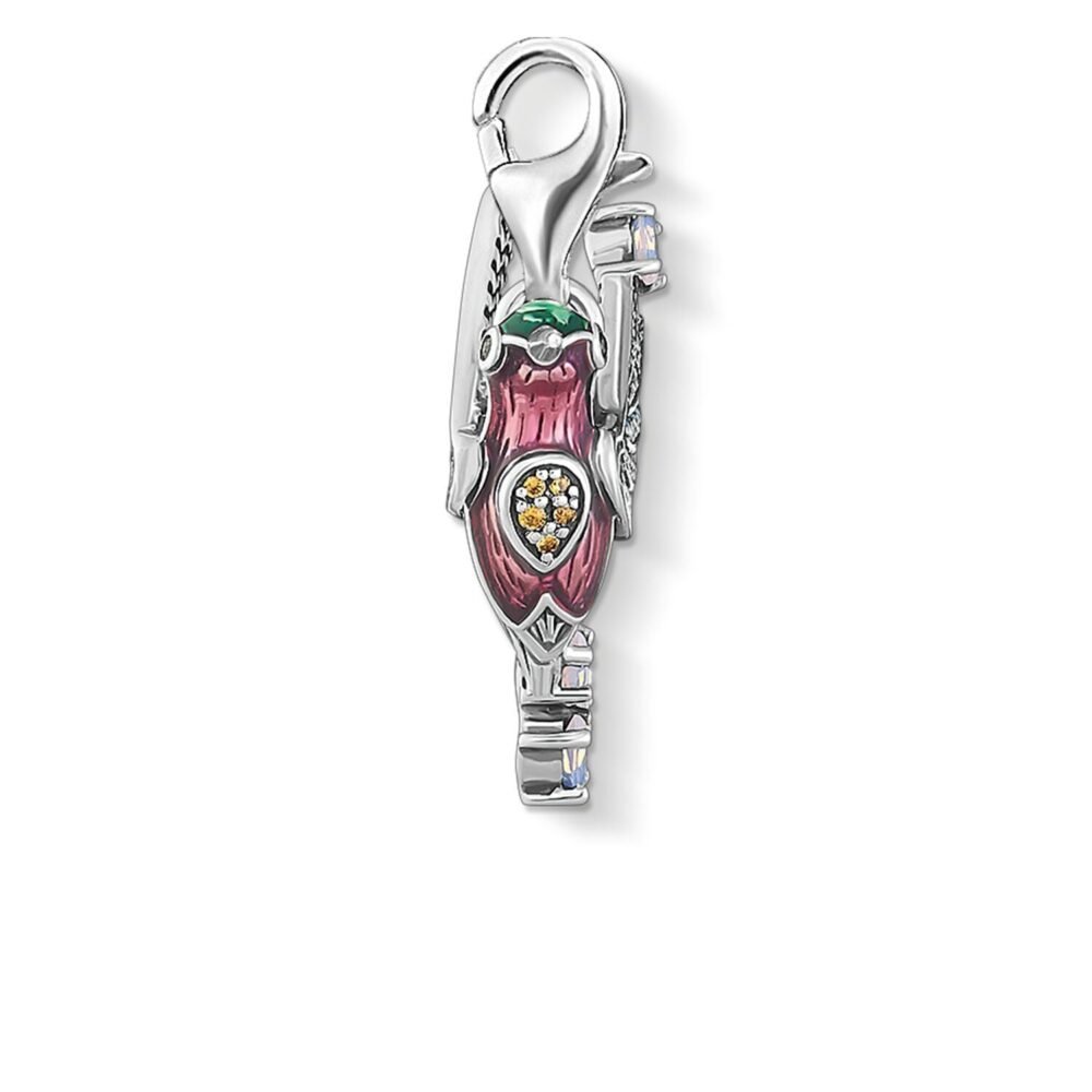 Thomas Sabo Charm Pendant Colourful Hummingbird Silver - Image 2