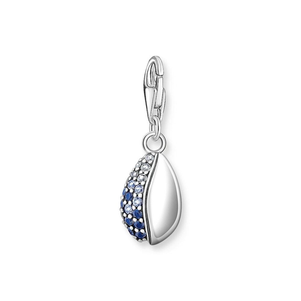 Thomas Sabo Charm pendant shell with blue stones silver - Image 3