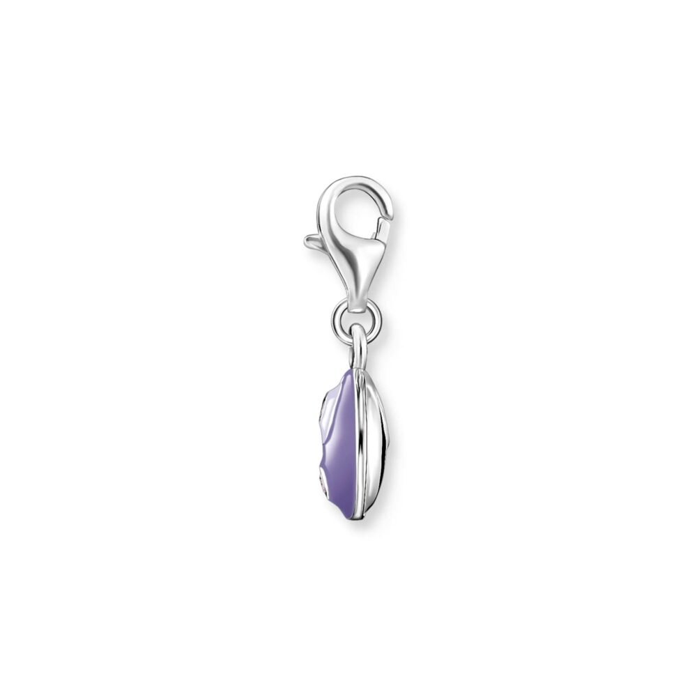 THOMAS SABO Charm Pendant Ying Yang Violet - Image 2