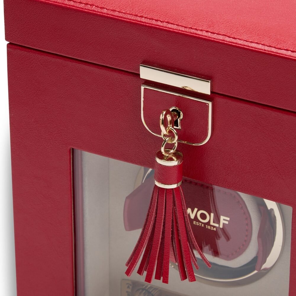 Wolf Palermo Single Watch Winder Red - Image 5