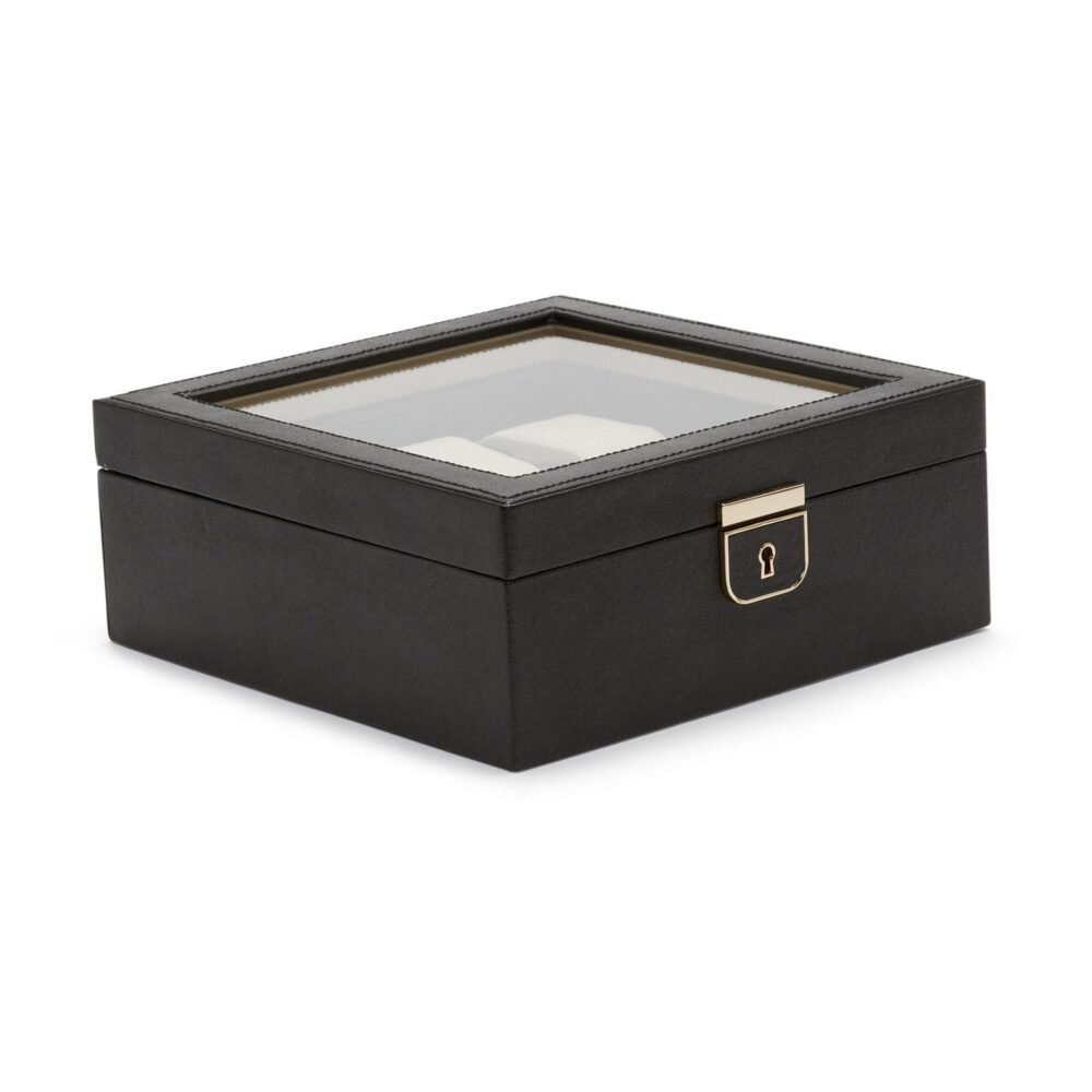 Wolf Palermo 6 Pc Watch Box Black Anthracite - Image 4