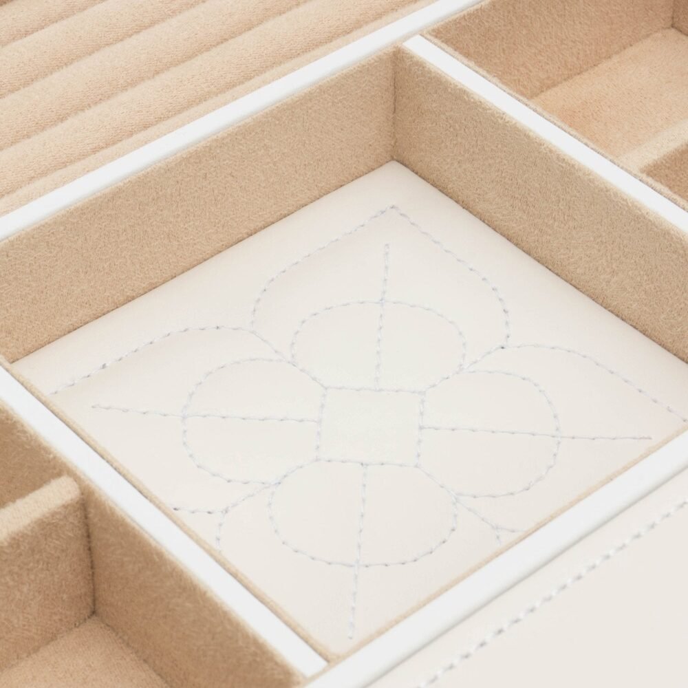 Wolf Marrakesh Large Jewellery Box Cream - Image 3