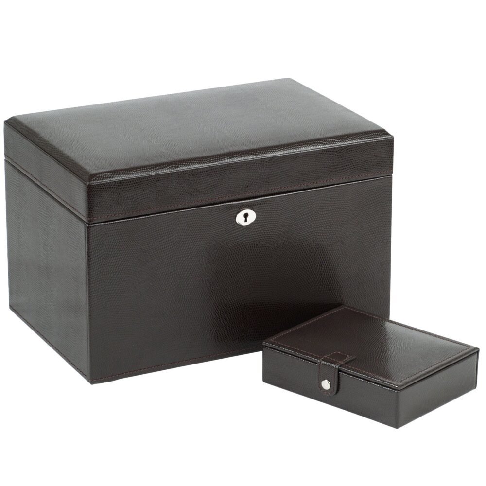 Wolf London Medium Jewellery Box Cocoa - Image 4
