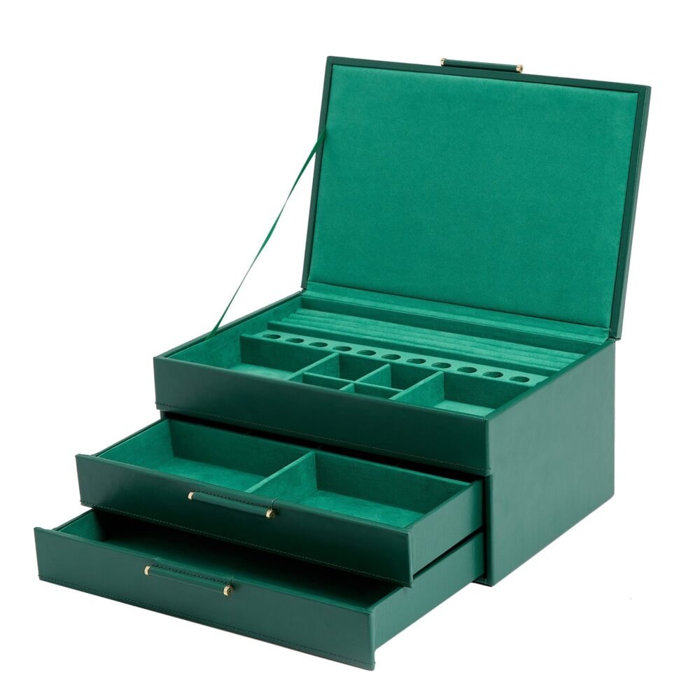 Wolf Sophia Jewellery Box Forrest Green - Image 7