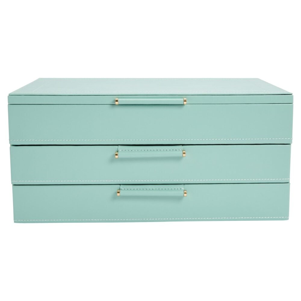 Wolf Sophia Jewellery Box Jade - Image 6