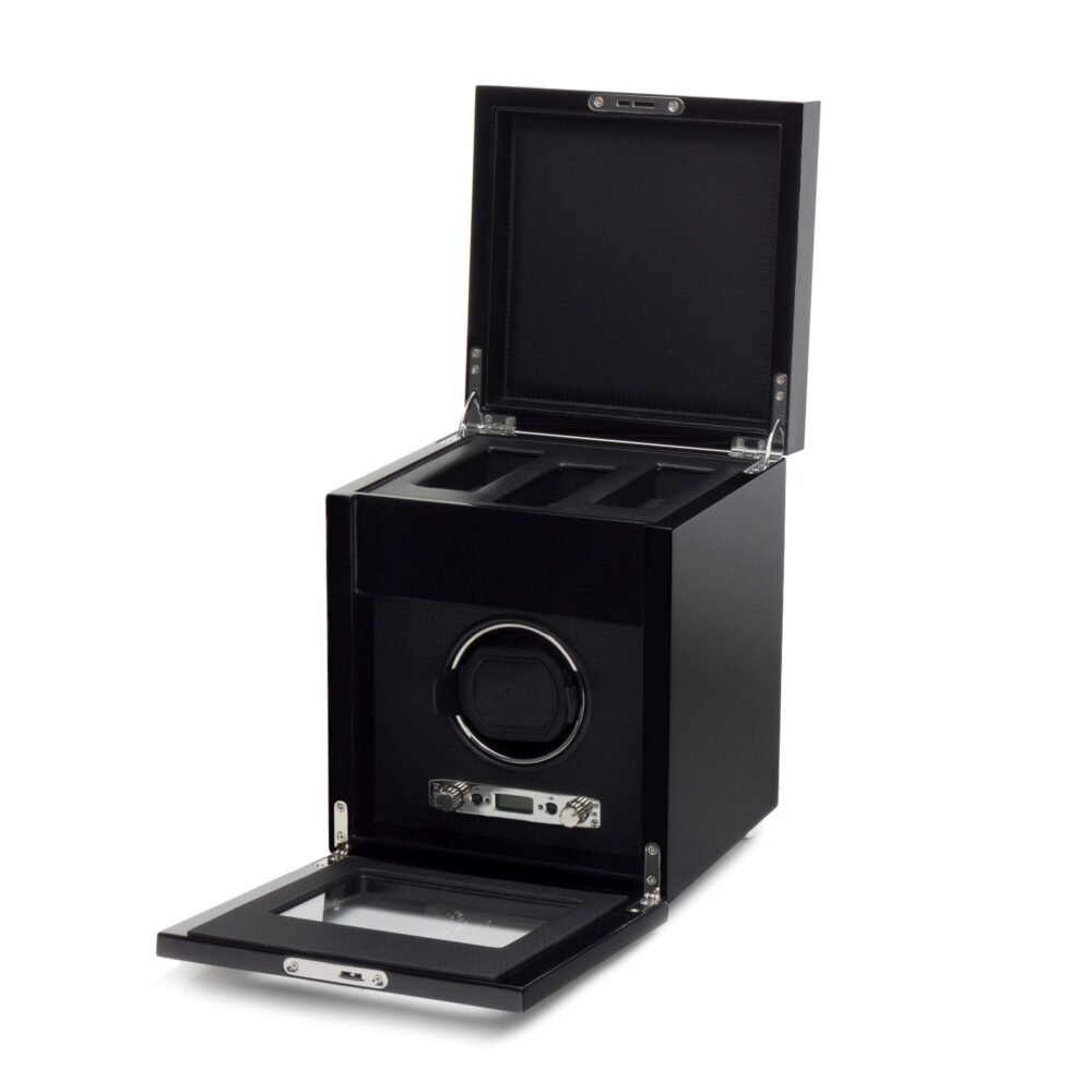 Wolf Savoy Single Winder with Storage Black - Image 3