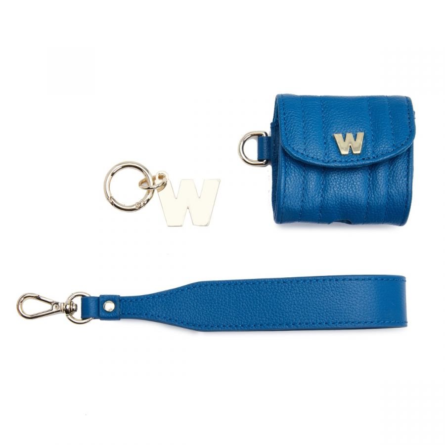 Wolf Mimi Earpods Case with Wristlet Blue - Image 5