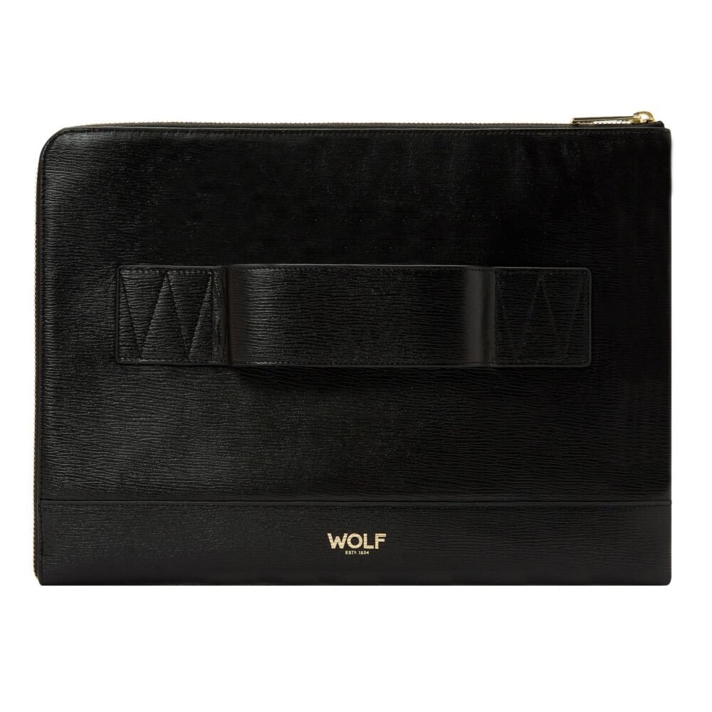 Wolf W Logo Laptop Sleeve Black - Image 5