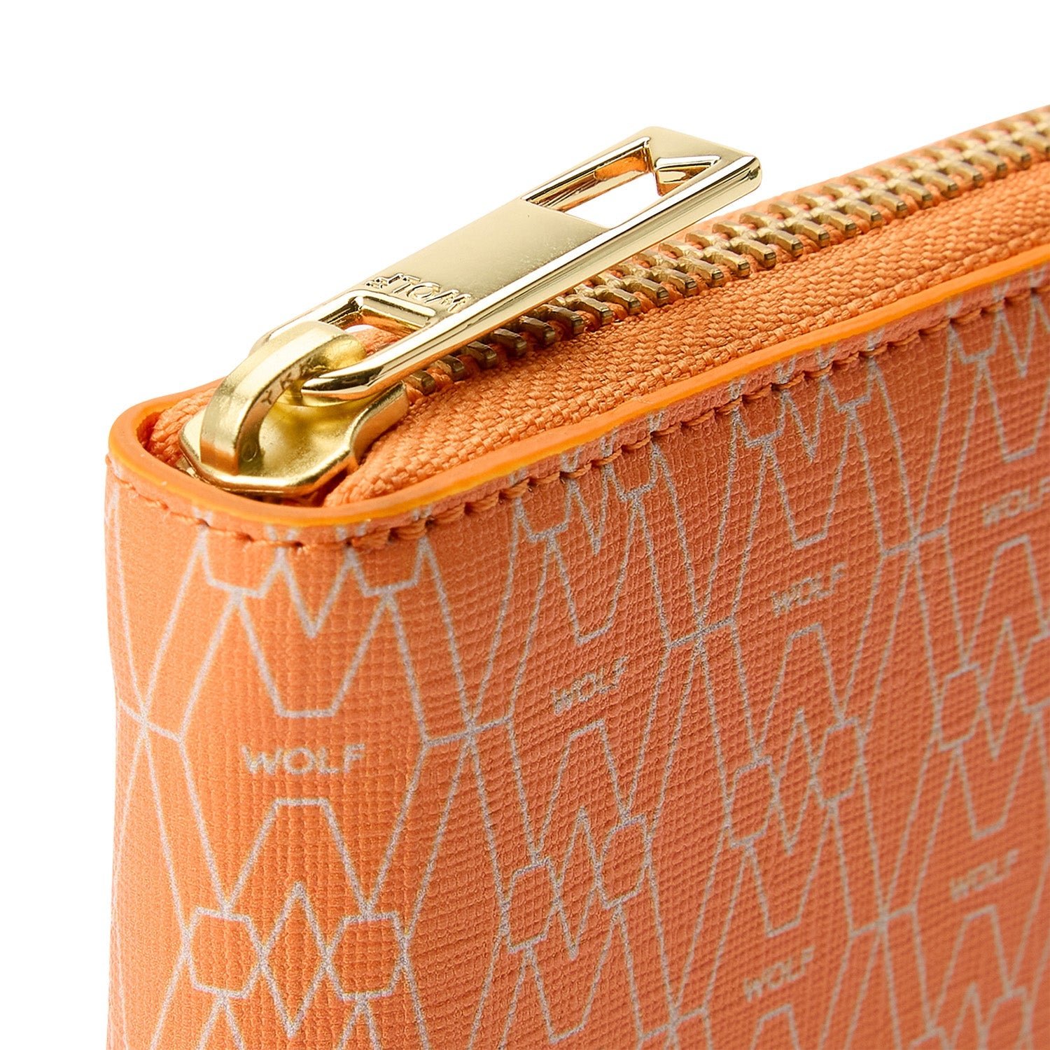 776439 Orange Zip Wallet 4