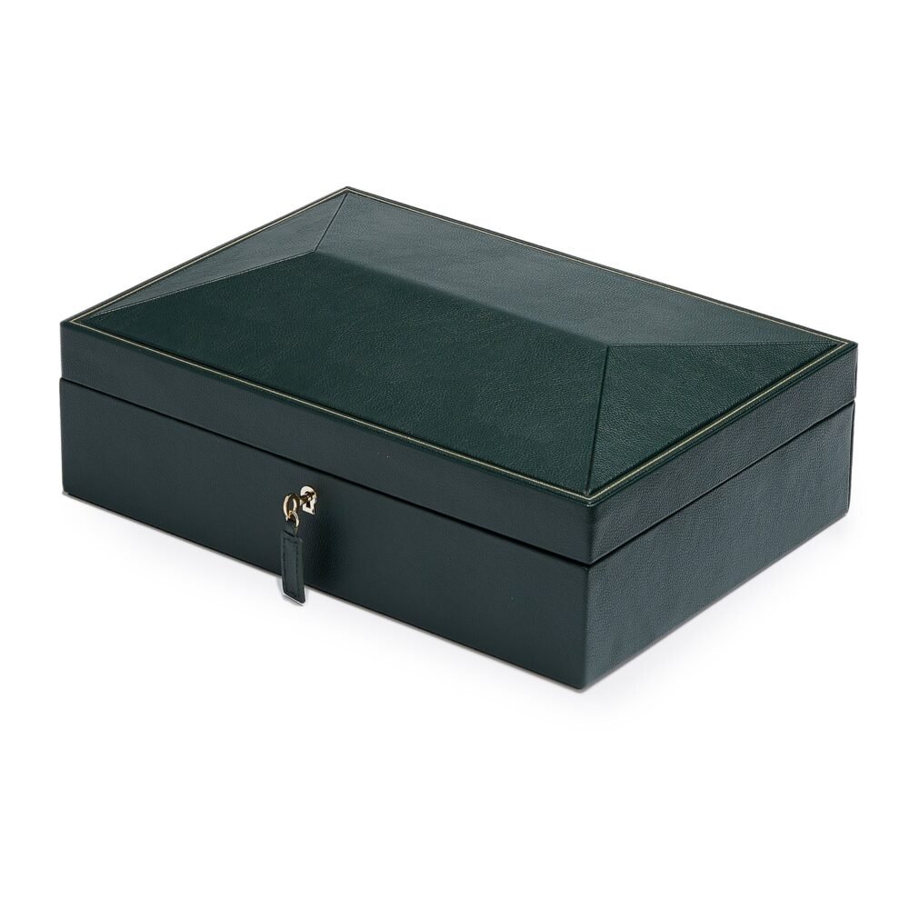 Wolf British Racing Green 8 Pc Watch Box - Image 3