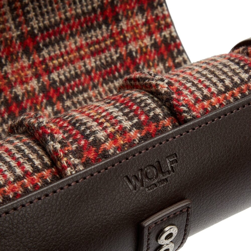 Wolf WM x WOLF Watch Roll with Cigar Case Brown - Image 5