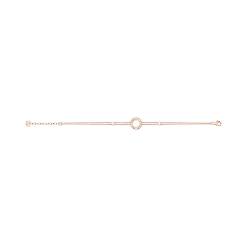 THOMAS SABO Sparkling Circles Rose Gold Bracelet - Image 2