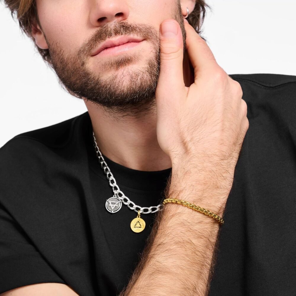 THOMAS SABO Gold Venezia Rebel Bracelet - Image 2