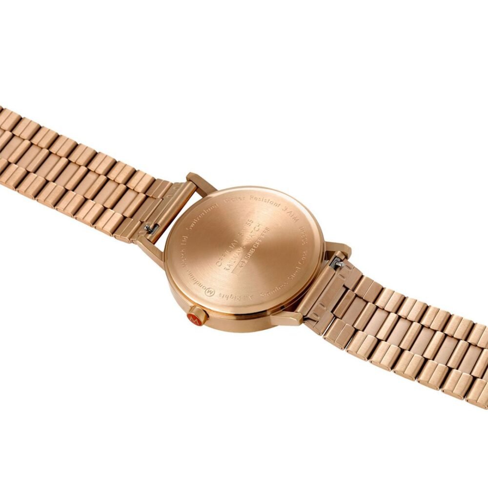 Mondaine Official Classic Metal Rose Gold Watch 40mm - A660.30360.16SBR - Image 3