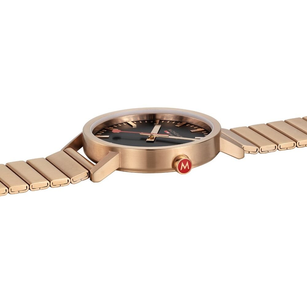 Mondaine Official Classic Metal Rose Gold Watch 40mm - A660.30360.16SBR - Image 4