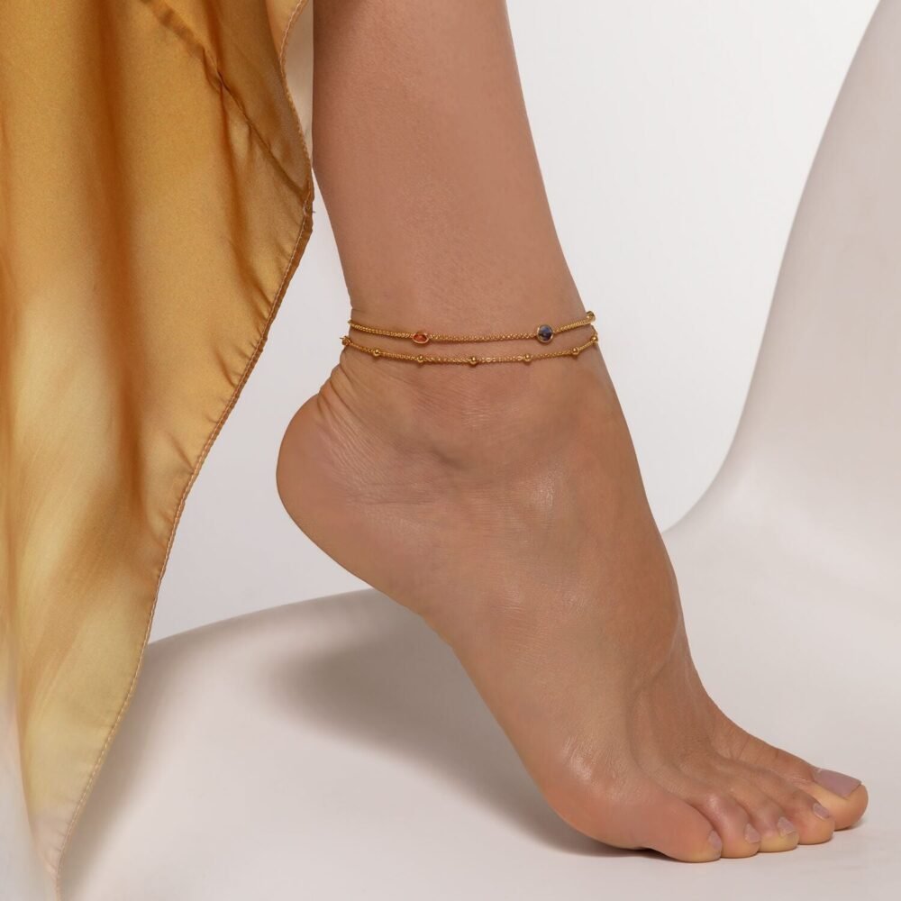 Thomas Sabo Anklet Dots Gold - Image 3