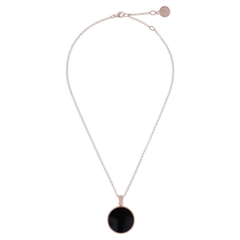 Bronzallure Black Onyx  Disc Necklace - Image 6