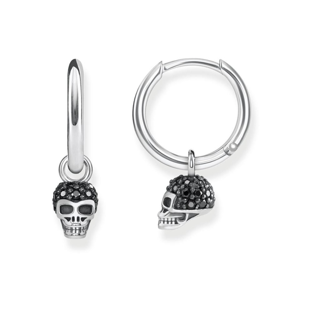 Thomas Sabo Hoop Earrings "Skull" - Image 3