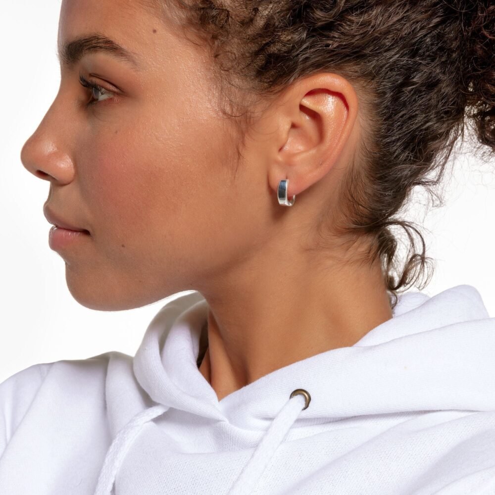 Thomas Sabo Hoop Earrings Minimalist Silver - Image 2