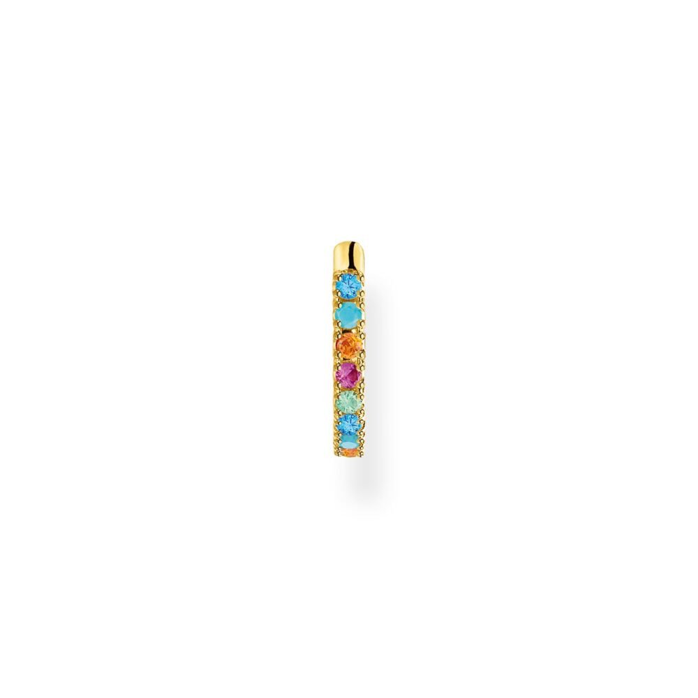 Thomas Sabo Single Hoop Earring Colourful Stones - Image 2