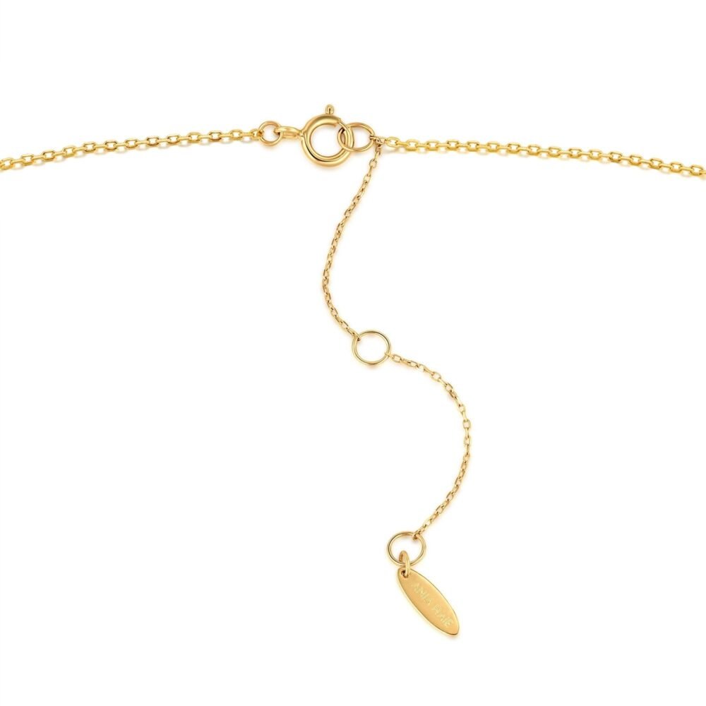 Ania Haie 14kt Gold Mixed Disc Necklace - Image 6