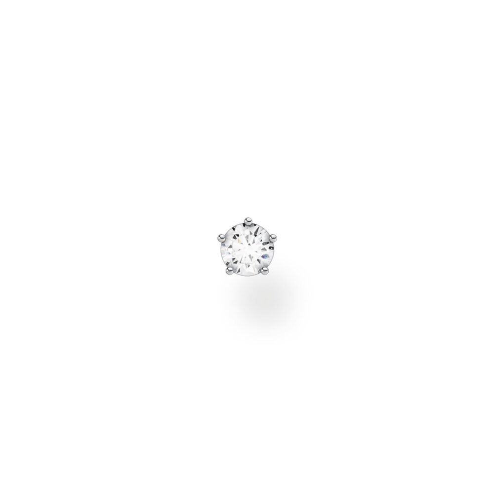 Thomas Sabo Ear Stud White Stone (Single) - Image 2