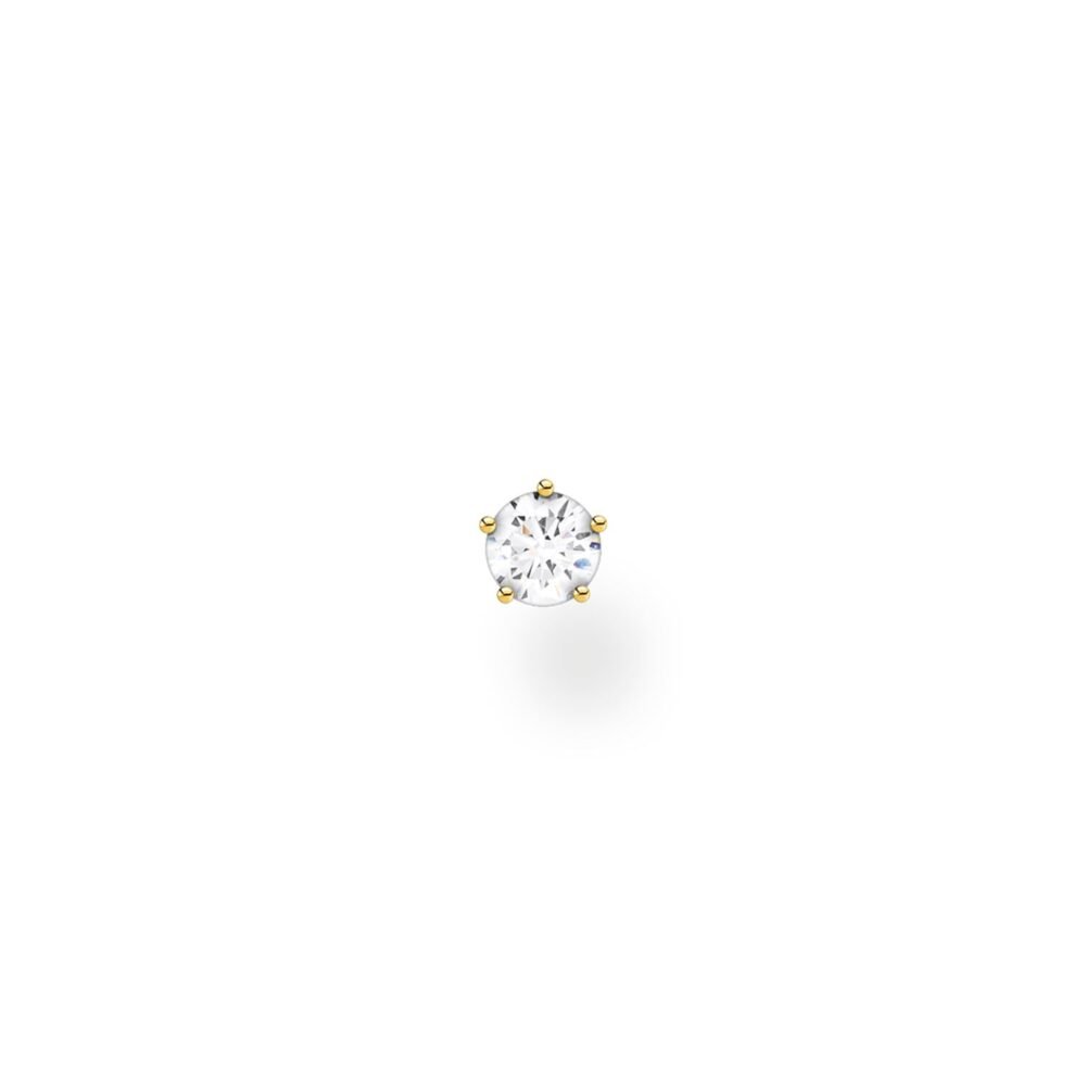 Thomas Sabo Ear Stud White Stone (Single) - Image 2