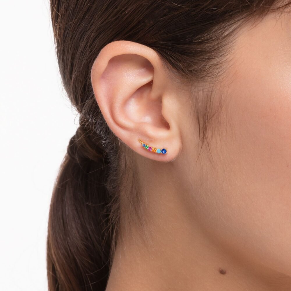 Thomas Sabo Ear Climber Colourful Stones - Image 2