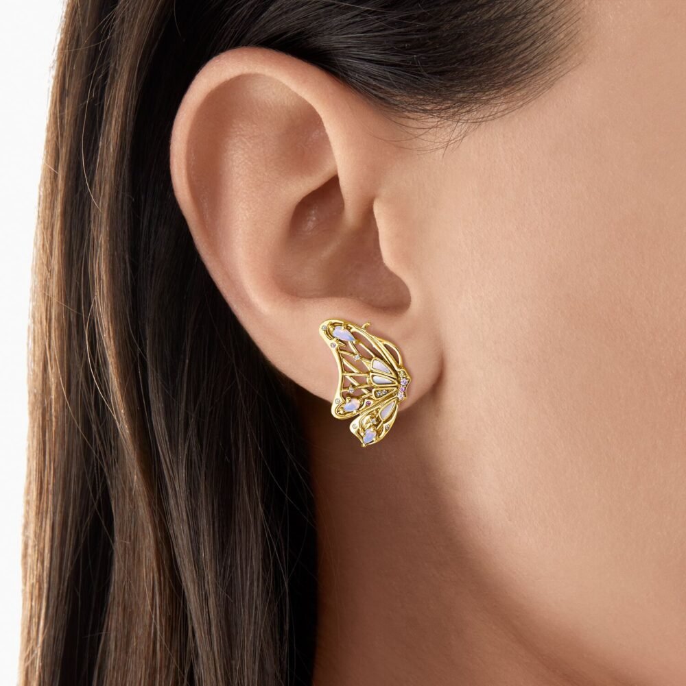 Thomas Sabo Ear Studs Butterfly Gold - Image 2