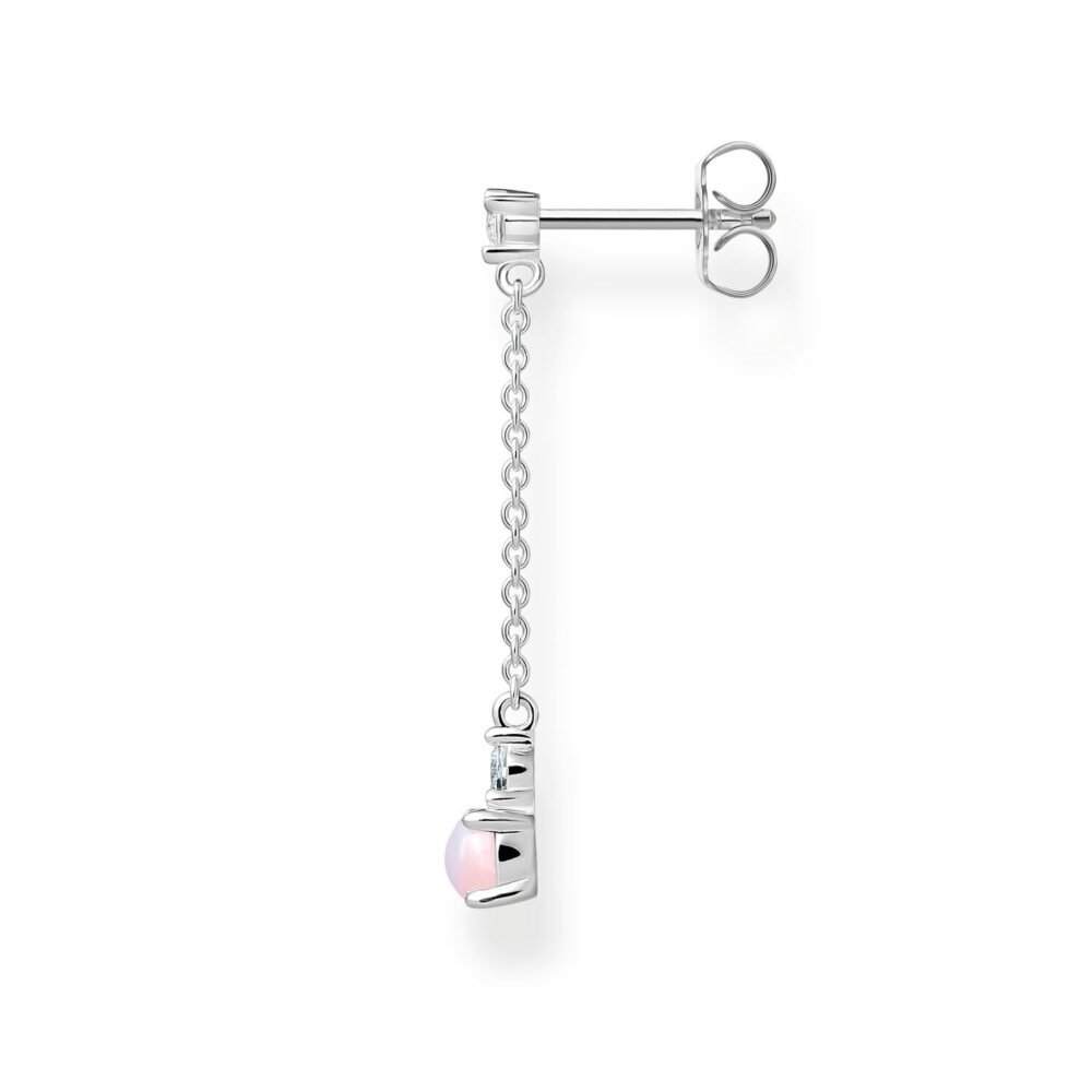 Thomas Sabo Single Earring Pink Stone Silver - Image 2