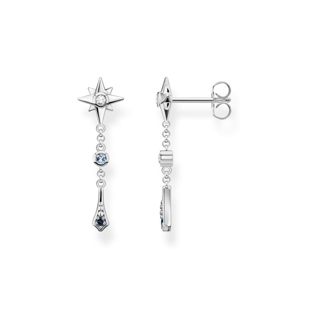 Thomas Sabo Earrings royalty star stones