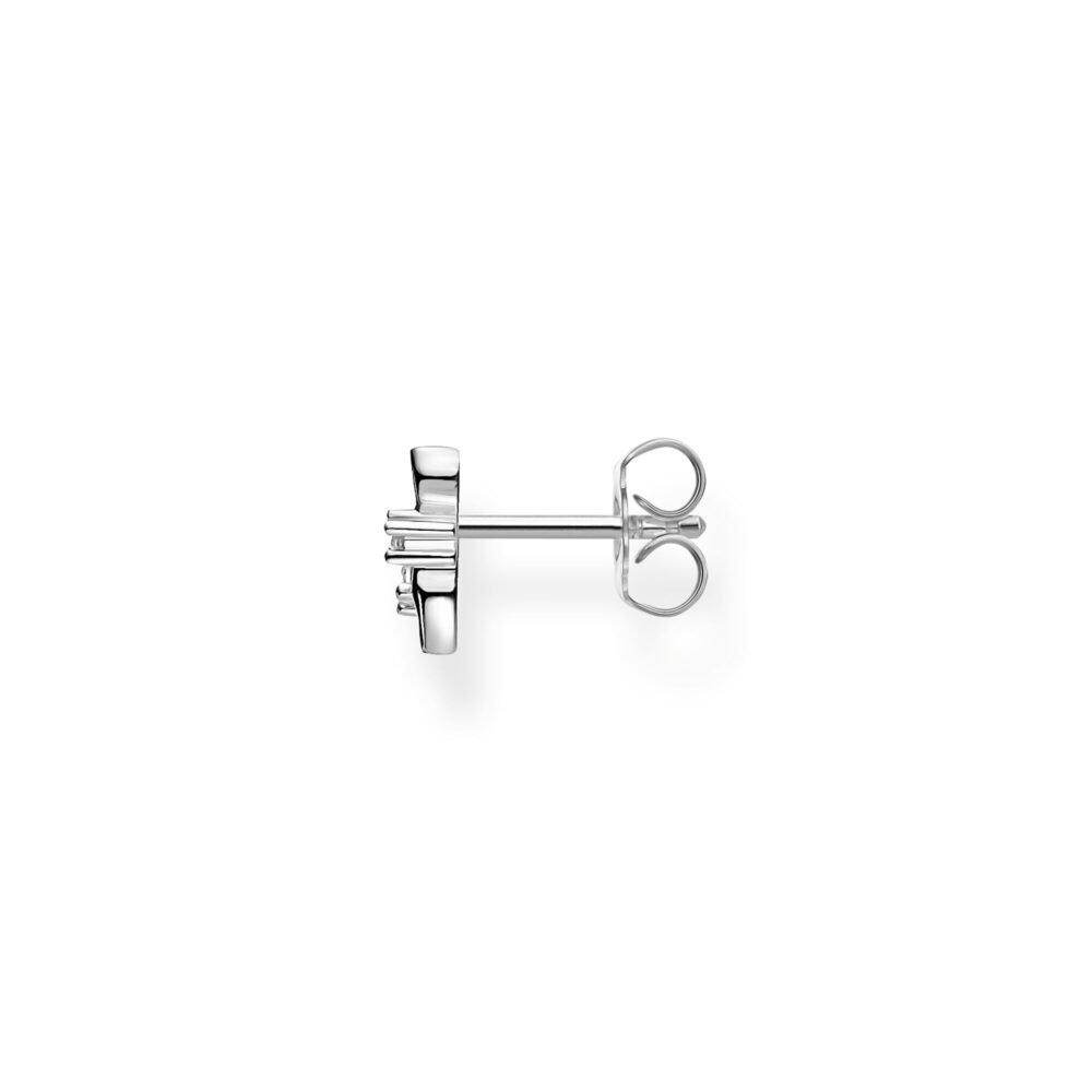 Thomas Sabo Single ear stud leaves white stones silver - Image 2