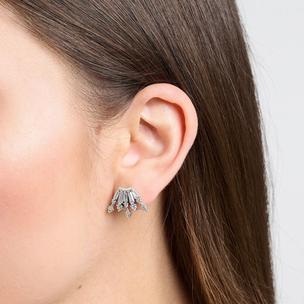 THOMAS SABO Ear studs with winter sun rays silver - Image 2