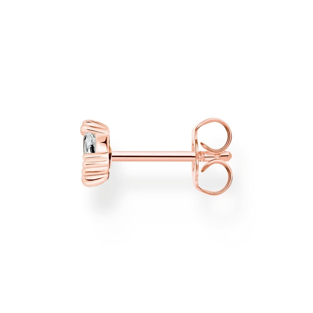 THOMAS SABO Single ear stud ice crystal rose gold - Image 2