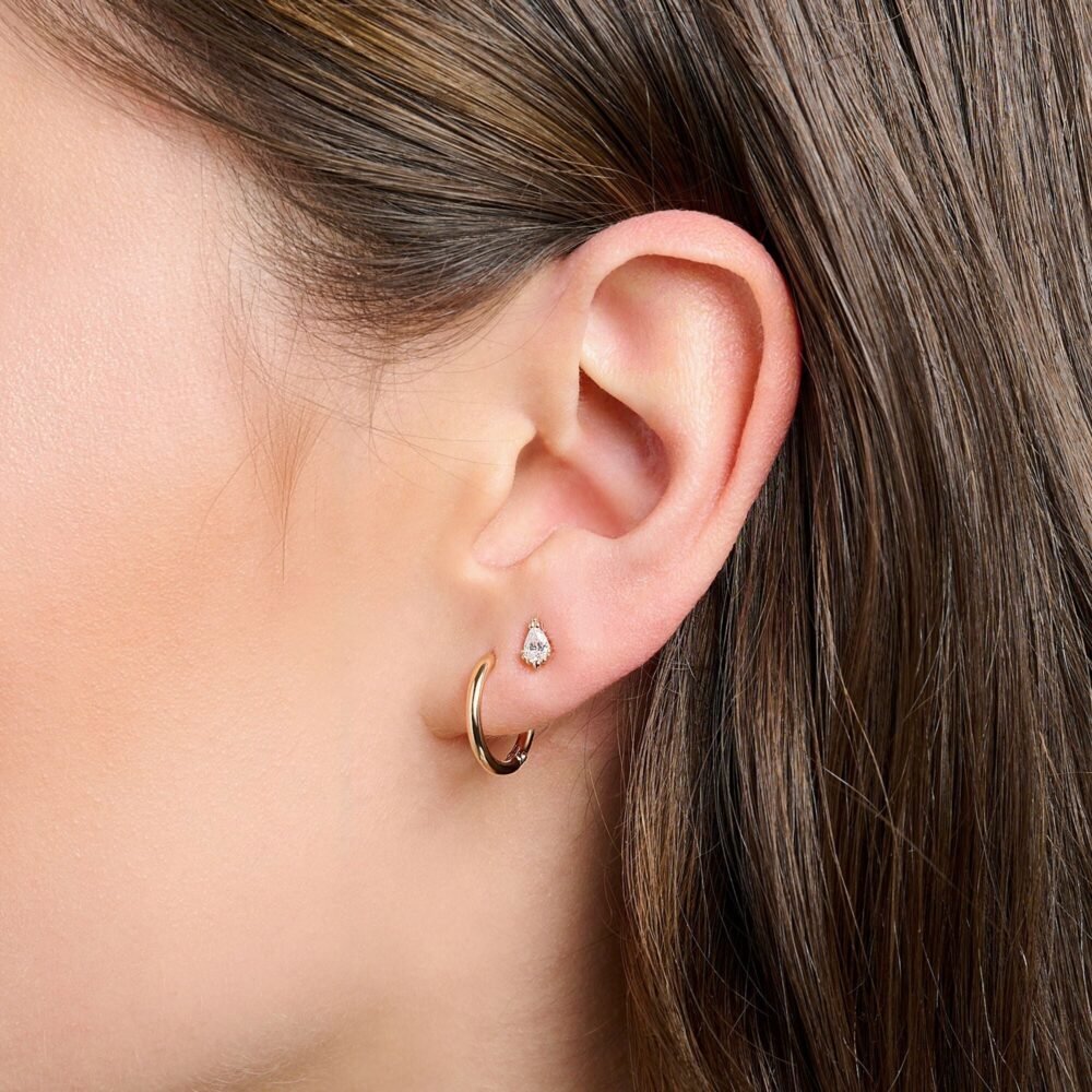 THOMAS SABO Single ear stud ice crystal rose gold - Image 3