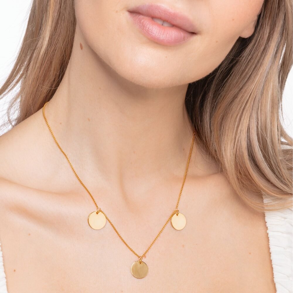 Thomas Sabo Necklace Wih Three Discs - Image 3