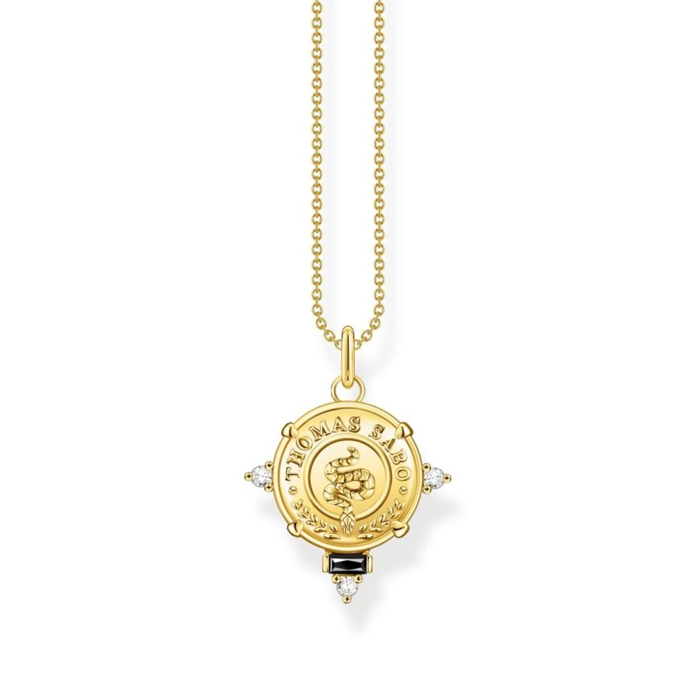 THOMAS SABO Coin Gold Necklace - Image 2