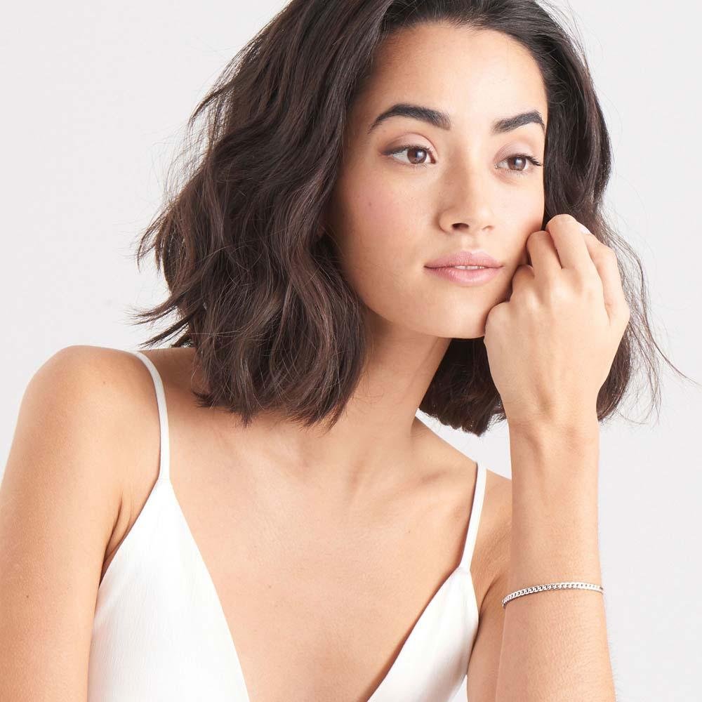 Ania Haie Curb Chain Cuff - Silver - Image 2