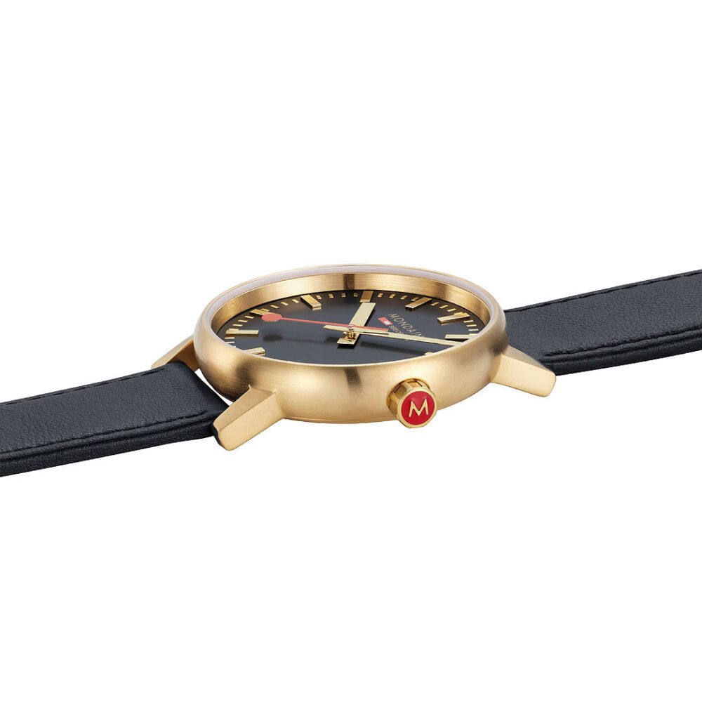 Mondaine Official evo2 40mm Golden Stainless Steel watch - Image 6