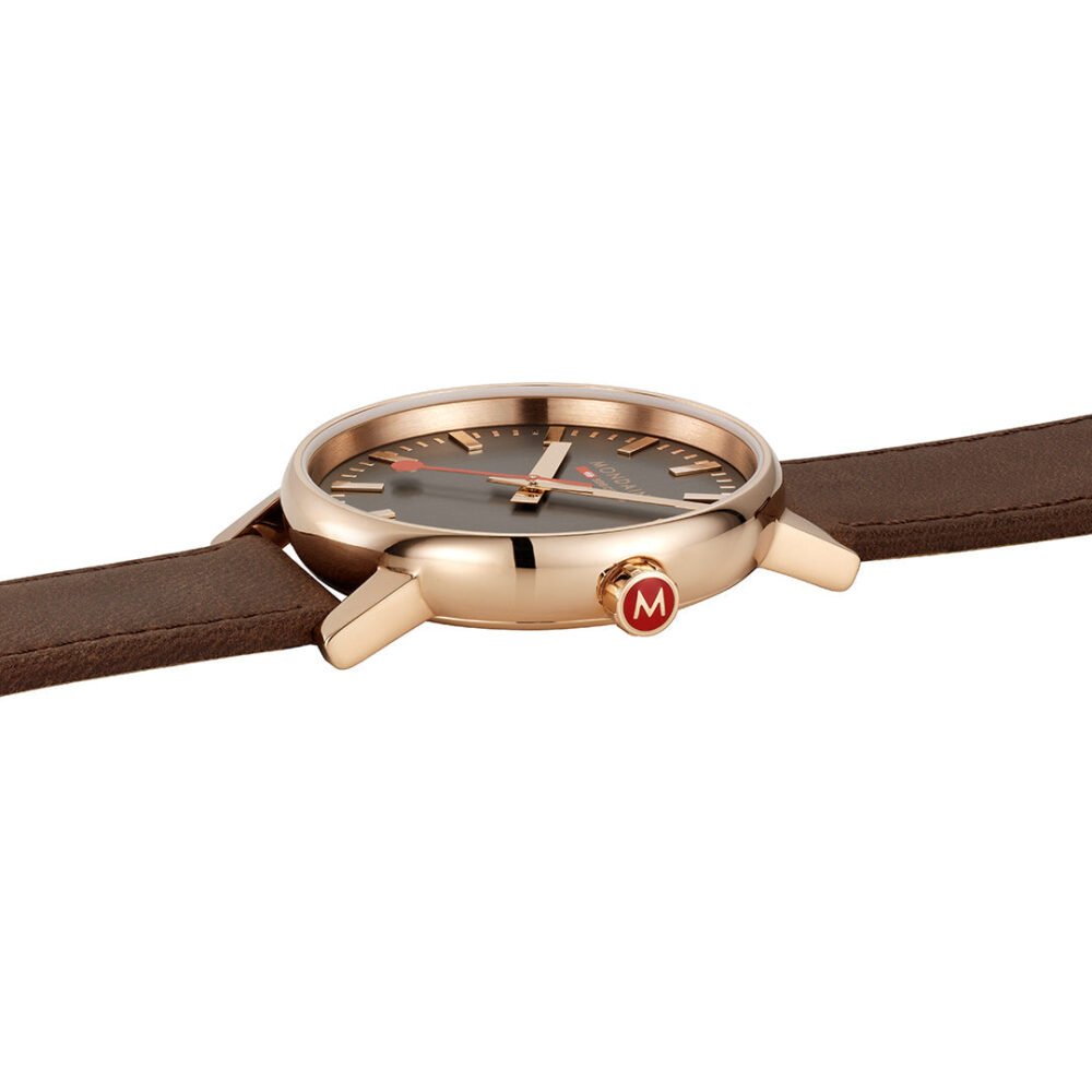 Mondaine Official Swiss Railways Evo2 40mm Rose Gold Watch - Image 6