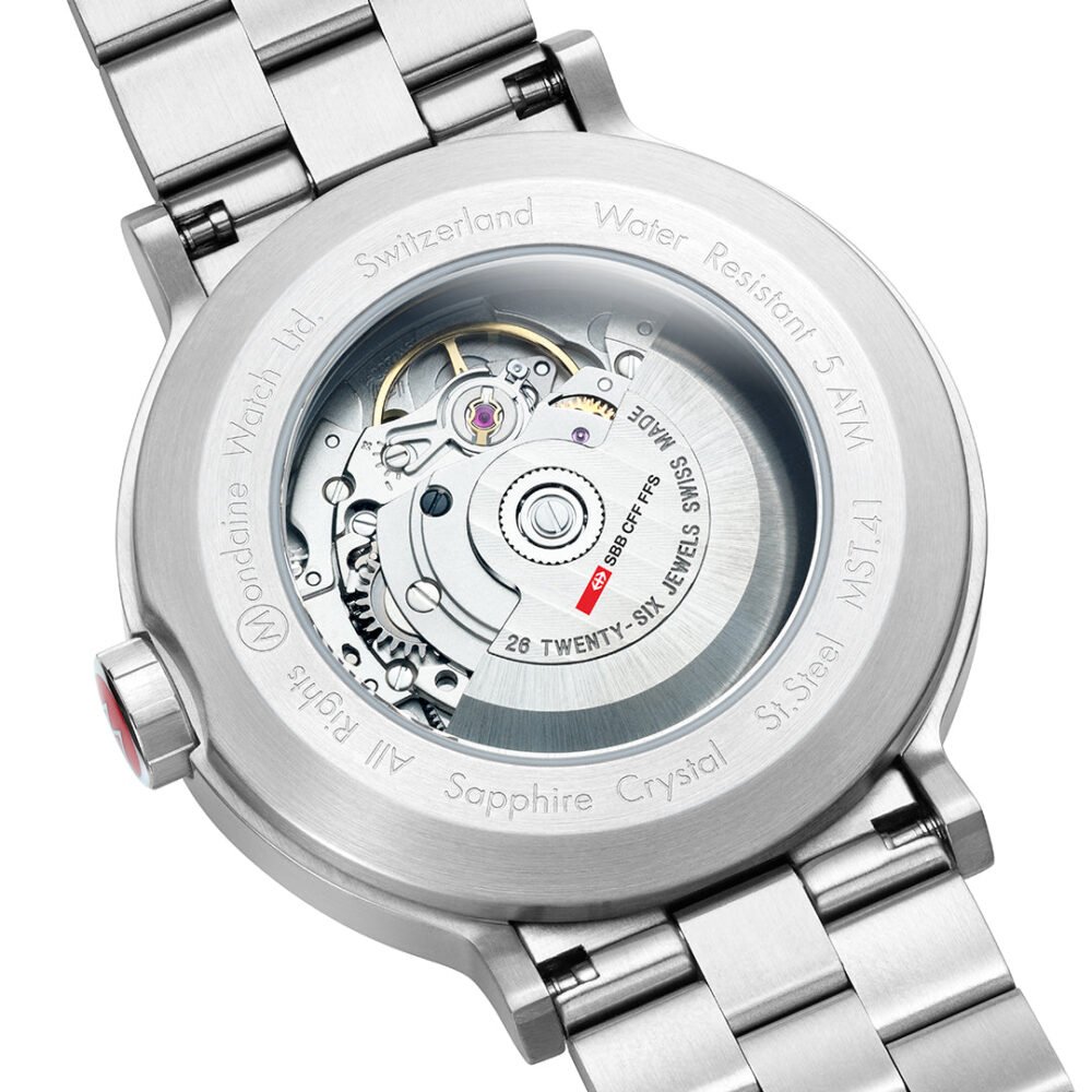 Mondaine Official Swiss Railways Stainless Steel 41mm Original Automatic Watch - Image 4