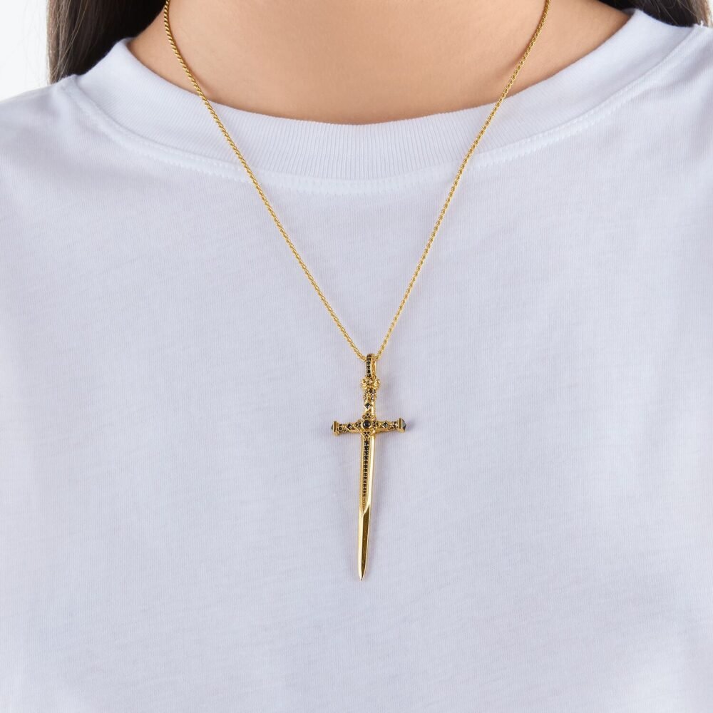 Thomas Sabo Pendant Sword Gold - Image 3
