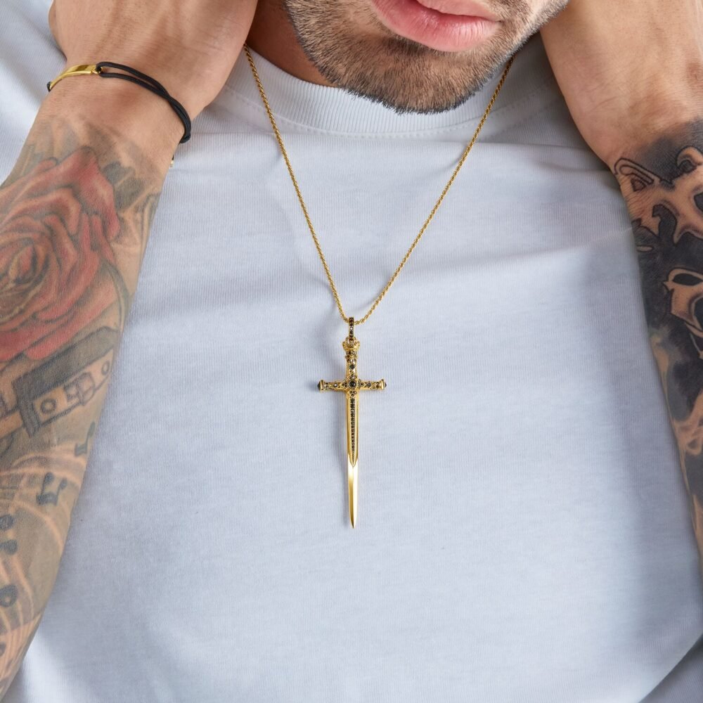 Thomas Sabo Pendant Sword Gold - Image 4