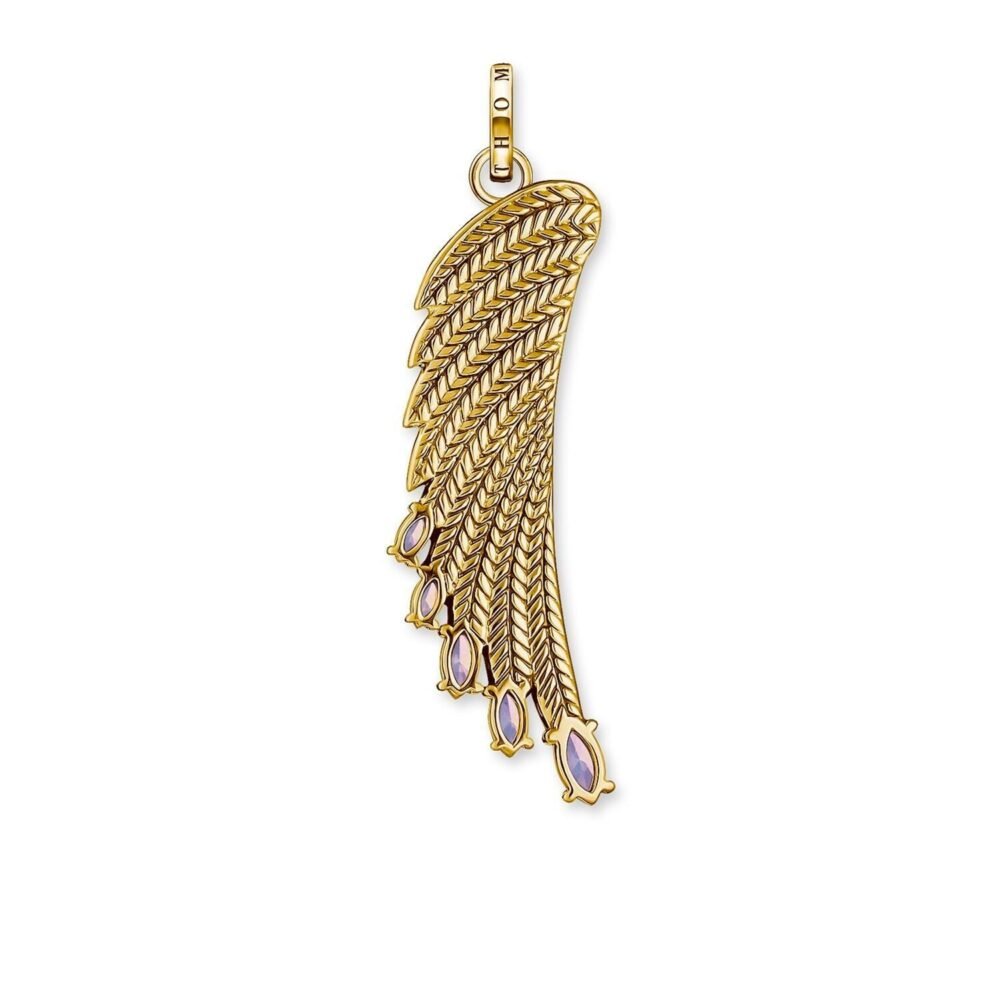 Thomas Sabo Pendant Bright Gold-coloured Hummingbird Wing - Image 2