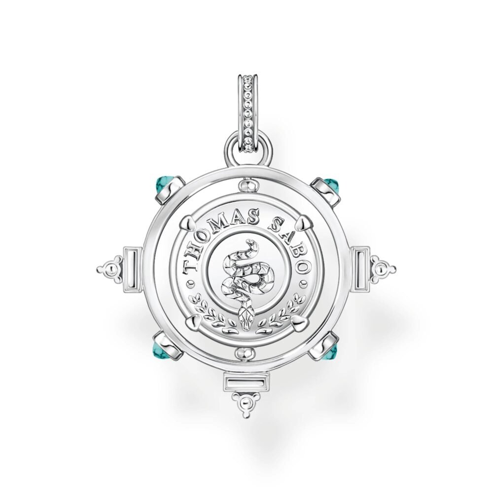 THOMAS SABO Rotating Coin Silver Pendant - Image 2