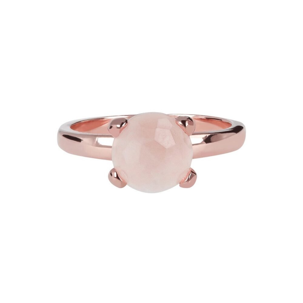 Bronzallure Small Solitaire Ring with Colourful Semi Precious Stone - Image 8