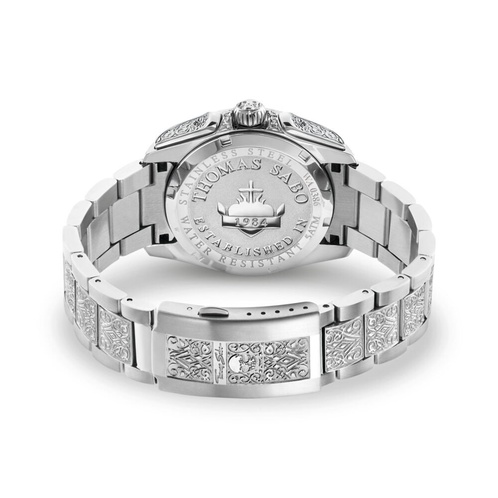 THOMAS SABO Men's watch Rebel at heart Chronograph silver - Image 3
