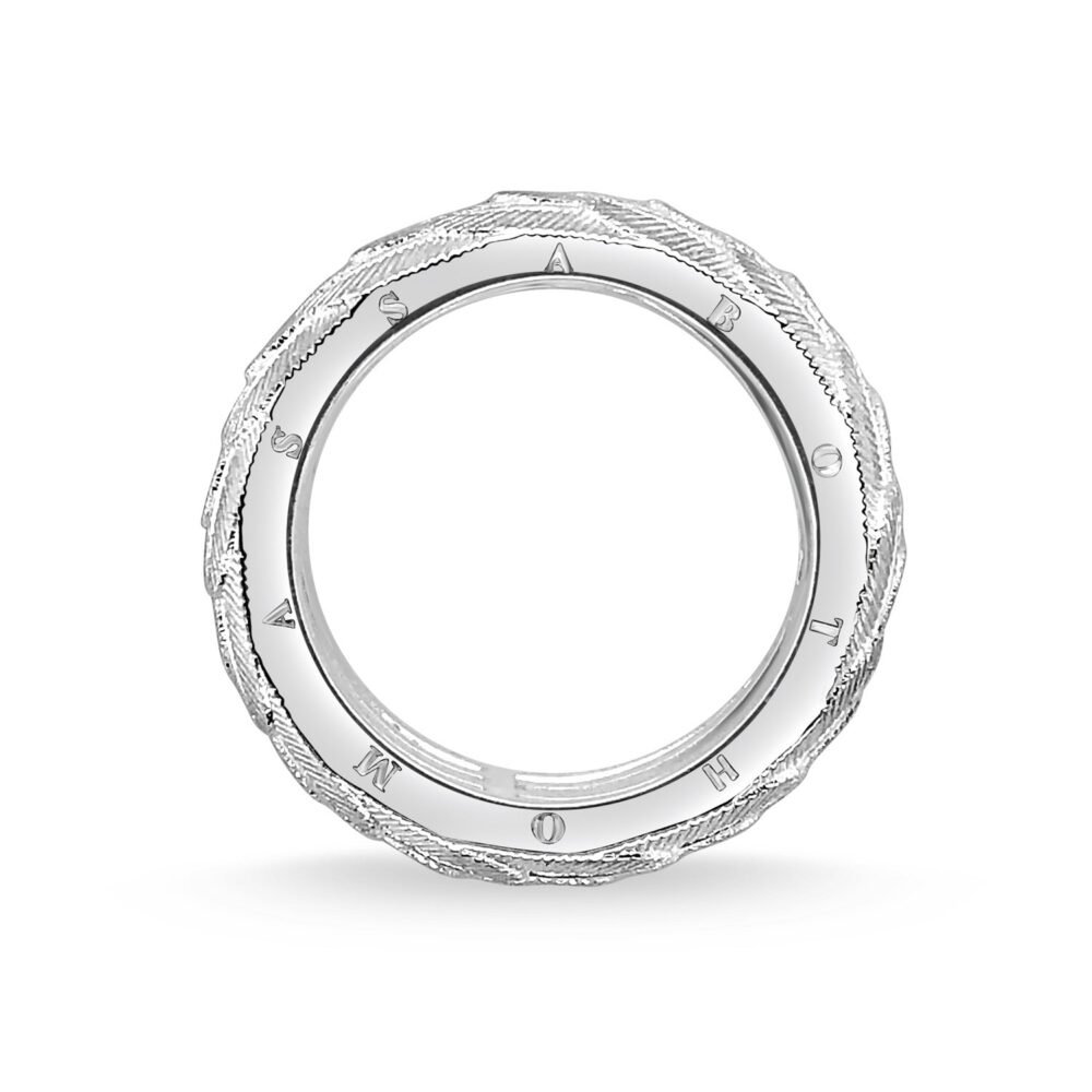 Thomas Sabo Ring Feather Silver Narrow - Image 2
