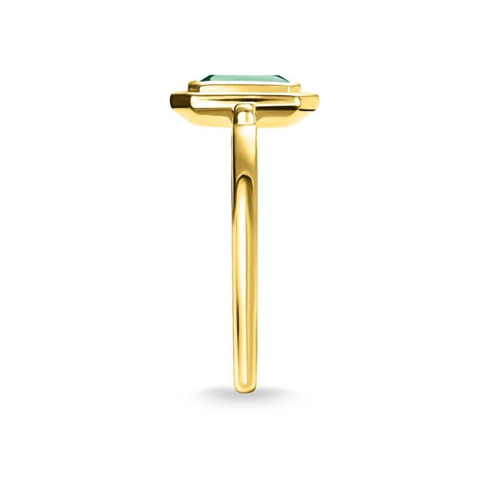 Thomas Sabo Ring Red & Green Stones, Gold - Image 3